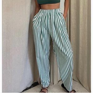 Na Nin Lena Striped Poplin Pant